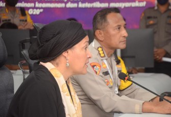 Deputi Sekjen PBB saat tinjau 91 Command Center di Bali