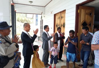 Rayakan kenaikan Isa Al Masih bersama jemaat gereja Antokia Sugapa 