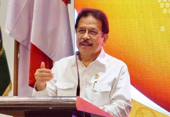 Menteri ATR/Ka.BPN RI saat rakernis Ditjen PSKP tahun 2022 di hotel Le Meridien Jakarta 