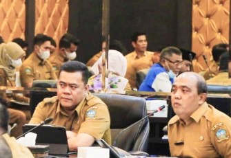 Rakor PMD Bintan Beri Paparan Harapkan Aparatur Desa Disiplin Birokrasi