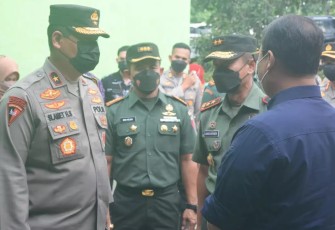 Danrem 081/DSJ pengamanan pam kunker Ketua DPR RI di Magetan