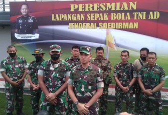 Danrem 071/Wijayakusuma saat membuka liga Santri Piala Kasad di Cilacap