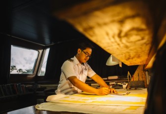 Ilustrasi dedikasi pelaut Indonesia peringati hari pelaut sedunia