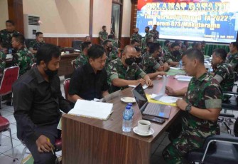   Pengawasan Post Audit Korem 073/Makutarama  oleh  Tim Itjenad 