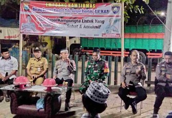 Kapolsek Tallo gelar safari Kamtibmas
