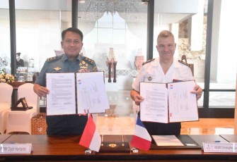 Perjanjian kerjasama militer antara TNI AL dan French Navy