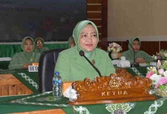 Ketua Persit KCK Koorcab Rem 073 ikuti webinar Hari Anak Nasional