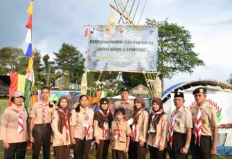 Perkemahan Saka Wira Kartika di barak latihan TNI AD Bantir