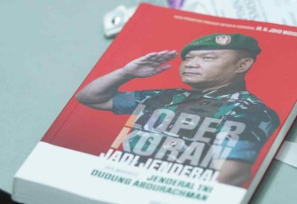 Bedah buku Loper Koran Jadi Jenderal di Mabesad