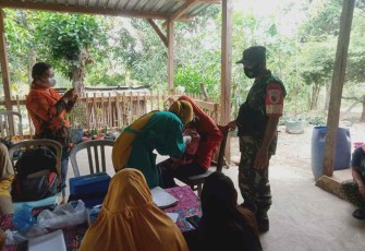 Pendampingan imunisasi anak di wilayah binaan