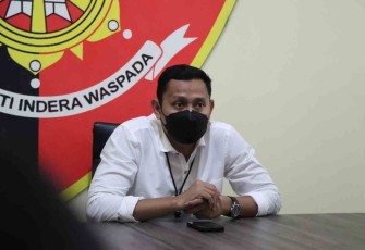 Kasatreskrim Polresta Banyumas Kompol Agus Supriyadi saat memberikan keterangan pers 