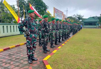 Upacara Hari Kesaktian di Kodim 0801/Pacitan , Sabtu (1/10)