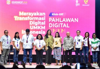 Kick Off Pahlawan Digital UMKM 2022 di Jakarta, Senin (3/10)