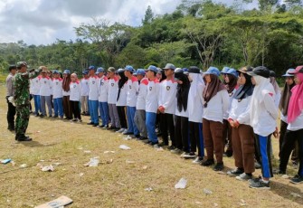 Wasbang dan Latih PBB Pelajar SMKN Bandar