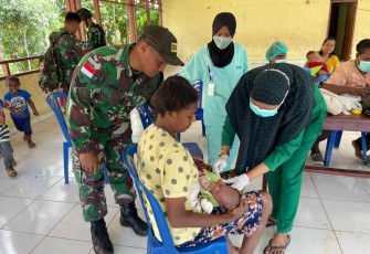 Program Posyandu Balita Satgas Yonif 511/DY