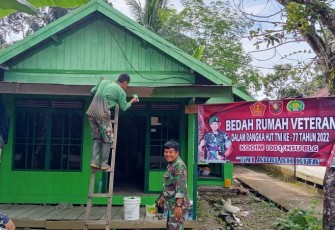 Rehab rumah Kodim 1001/HSU-BALANGAN 