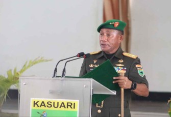 Pangdam Kasuari Mayjen TNI Gabriel Lema 