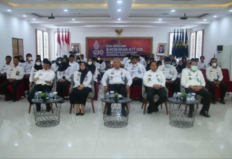 Doa bersama jajaran Kumham Banten
