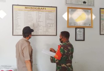 Puldata di kantor desa Karanggupito