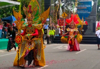 Peserta BCC Tunjukkan Aksinya yang Berbalut Pakaian Kreasi Kebudayaan