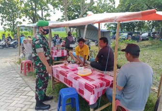 Komsos bersama warga binaan 