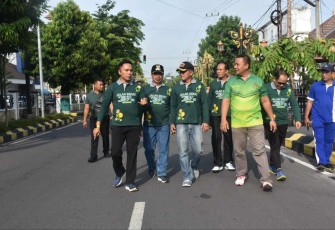 Jalan sehat HUT ke-77 Jawa Timur 