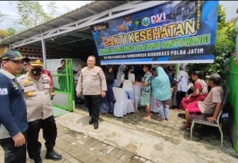Posko Kesehatan Biddokkes Polda Jatim di Banyuwangi 