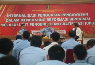 Internalisasi Pengendalian Gratifikasi Kanwil Kemenkumham Banten 