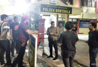 Sidak malam tim penilai Harkamtibmas Polrestabes Makassar 