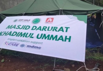 Masjid Darurat Gempa Cianjur 