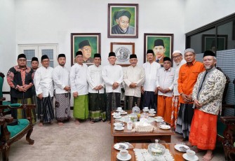 Presiden PKS saat Silaturahmi ke Ponpes Tebu Ireng, Minggu (27/11/2022).