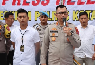 Kapolresta Tangerang Kombes Pol Raden Romdhon saat memberikan keterangan pers, Kamis (8/12)
