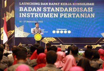Mentan SYL saat launching BSIP di Hotel Sultan Jakarta, Jum'at (16/12)