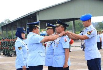 Pangkoopsud II Marsekal Muda TNI Widyargo Ikoputra saat Sertijab Danlanud Anang Busra, Kamis (22/12)