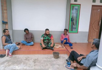 Silaturahmi bersama warga binaan 