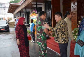 Danrem 073/Mkt hadir dalam open house Ketua DPRD Salatiga