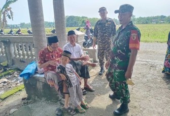 Komsos bersama warga binaan 