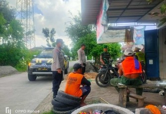 Patroli kamtibnas jelang pergantian tahun 