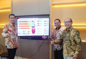 PT Bank Pembangunan Daerah Jawa Timur Tbk (Bank Jatim) saat melaksanakan analyst meeting