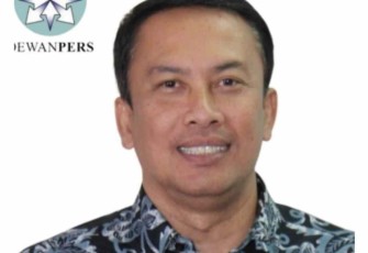 M Agung Dharmajaya saat diskusi jurnalis terkait Vidio Kapolres Sampang di Jakarta 