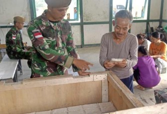 Edukasi pembuatan tempe di perbatasan 