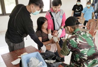 Pelayanan posyandu balita di perbatasan 