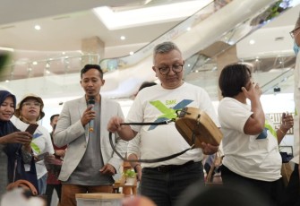 Hanung Harimba Rahman saat acara SMEX-2022 di Yogyakarta, Kamis (8/12)