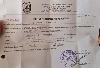 Surat Keterangan Kematian