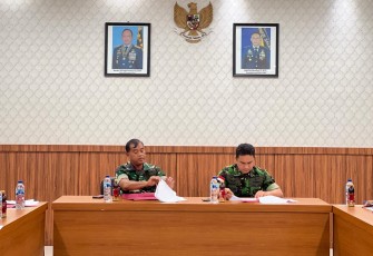 Danlanud Mus saat Pimpin Sidang Pantukhirda Casis Tamtama Gel II TA 2022