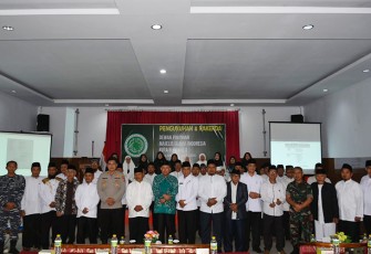 Foto bersama usai Pengukuhan dan Rakerda MUI Kota Bengkulu, Selasa (13/09/2022).