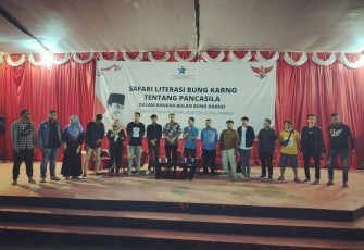 Safari Literasi Bung Karno tentang Pancasila, Selasa 31 Mei 2022.