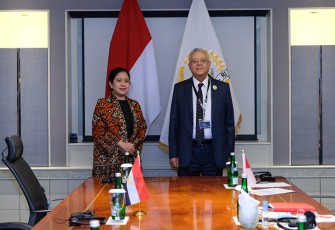 Ketua DPR RI Puan Maharani dan Ketua Parlemen Mesir, Hanafi Ali Gebaly