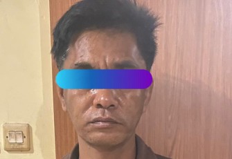Terduga Pelaku Saat Diamankan  