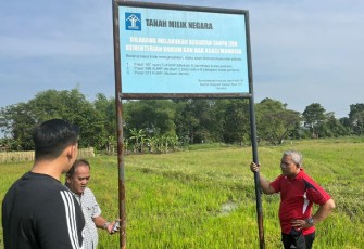 Kakanwil Banten saat Tinjau Lahan Pembangunan Gedung Kantor Imigrasi Serang yang Baru